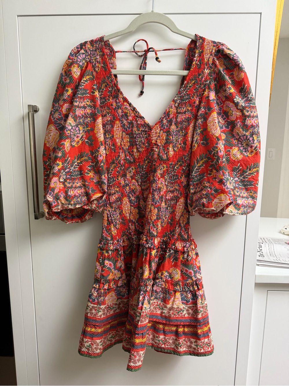 Love the Label Floral Smocked Puff Sleeve Mini Dress - Picture 2 of 3